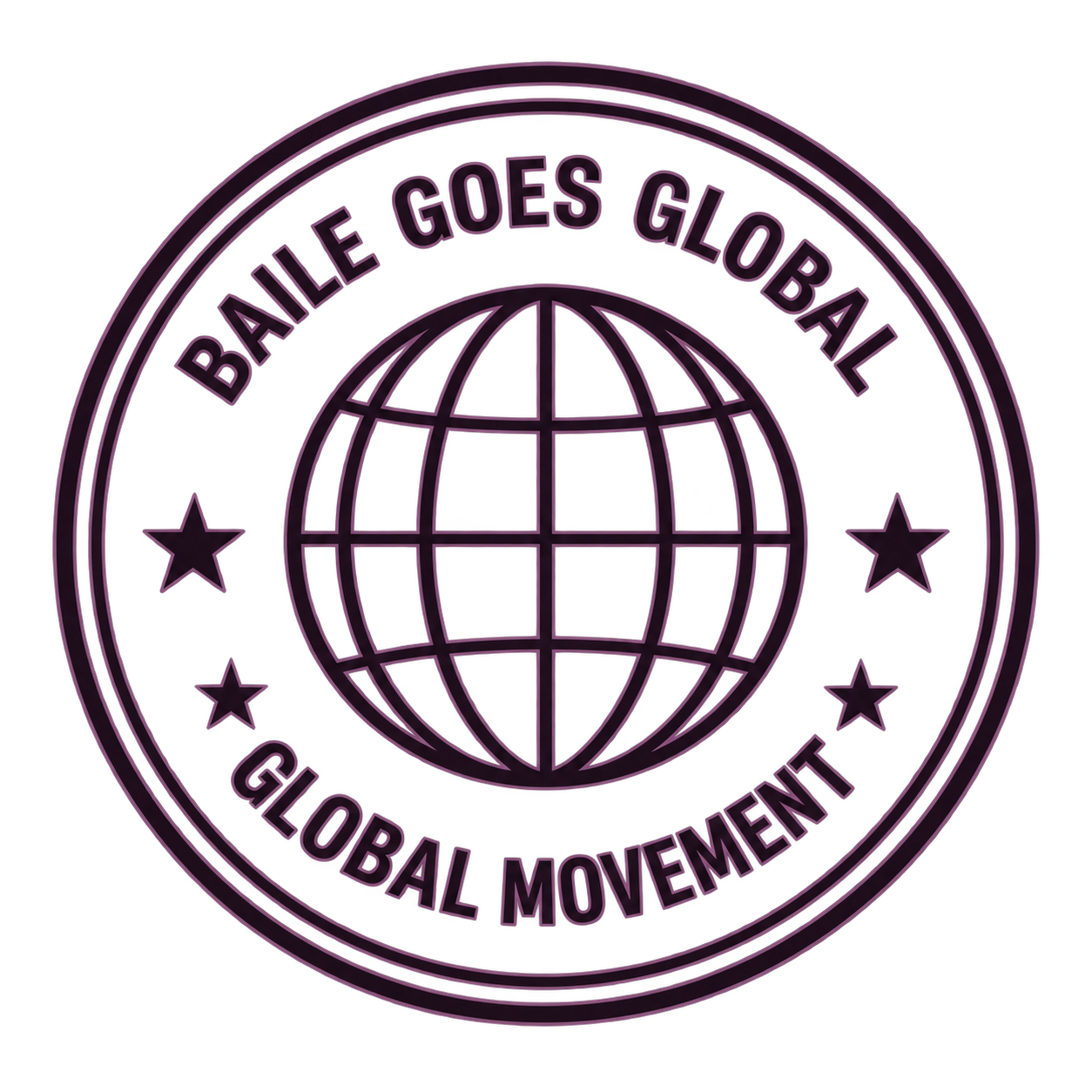 Baile Goes Global global movement stamp